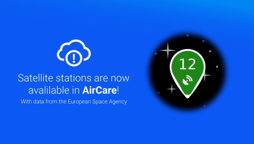 Satellite data – now in AirCare!