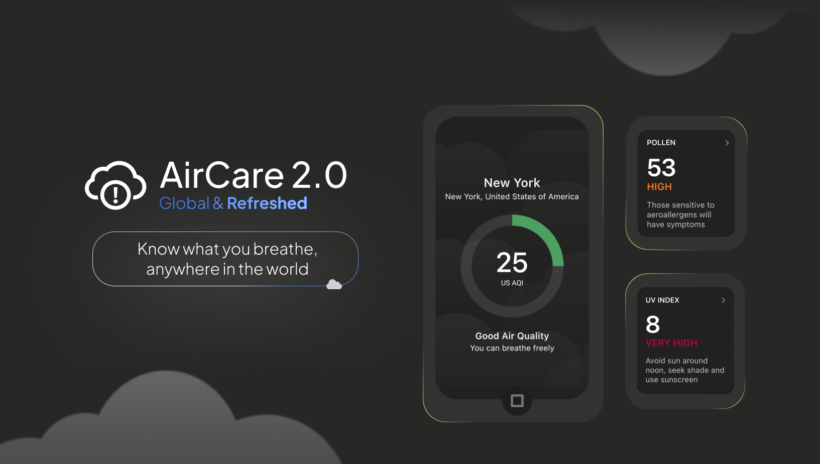AirCare 2.0 – A Refreshed Experience to Tracking Air Quality